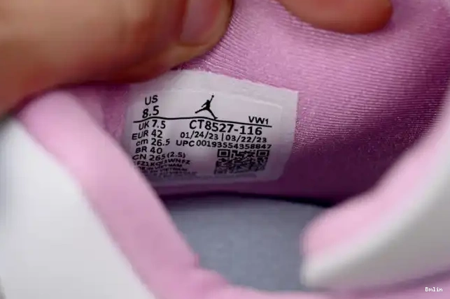 Bmlin CT8527-116 Jordan Retro Pink White 4 0618